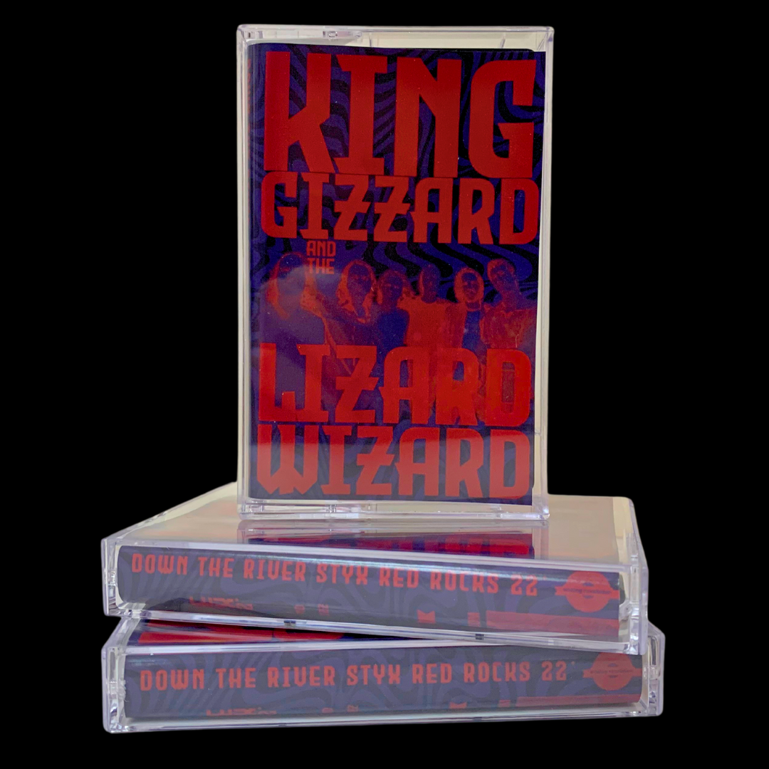 KING GIZZARD AND THE LIZARD WIZARD OFFICAL BOOTLEG FOR CASSETTES FOR ME APRIL RELEASE